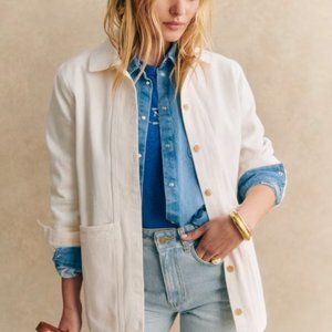 Sezane Will Jacket Ecru